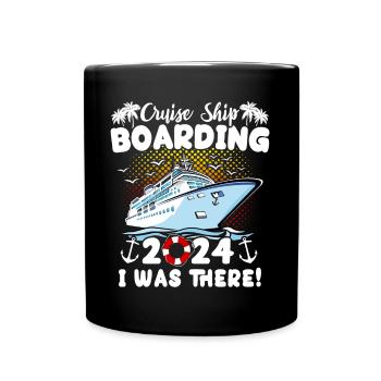 Kreuzfahrt 2024 Cruise - Full Colour Mug - black - Front