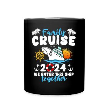 Croisière 2024 Navire de croisière - Mug uni - noir - Devant