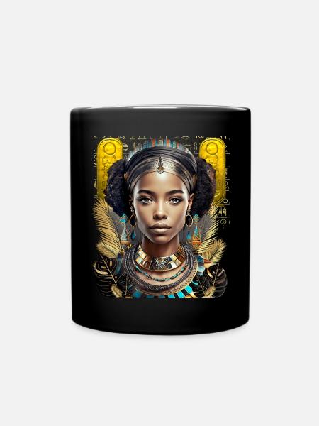 Femme forte égyptienne noire - Mug uni - noir