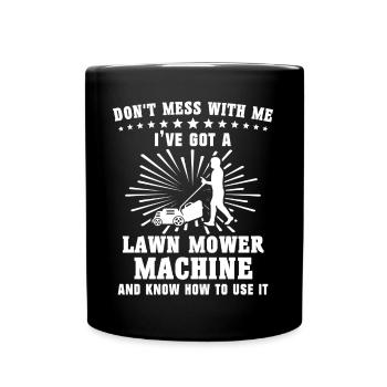 Tondeuse - Mug uni - noir - Devant
