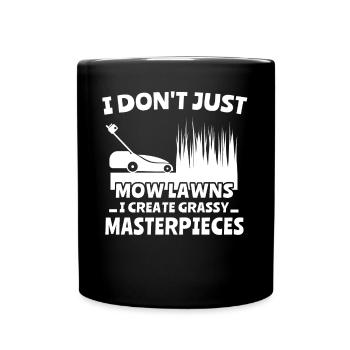 Tondeuse - Mug uni - noir - Devant