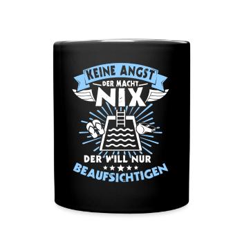 Schwimmmeister - Tasse einfarbig - Schwarz - Vorne