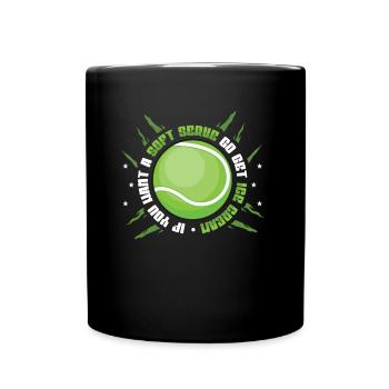 Wenn Sie Ein Softeis Wollen, Holen Sie Sich Eins - Tasse einfarbig - Schwarz - Vorne