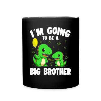 Big Brother promu Big Brother Dinosaur - Mug uni - noir - Devant