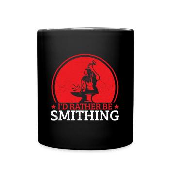 Je préfère forger une idée cadeau de forgeron - Mug uni - noir - Devant
