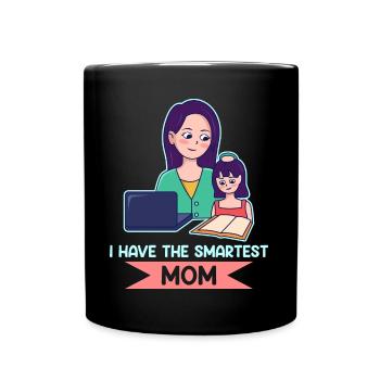 Mother's Day Daughter Design - Full Colour Mug - black - Front