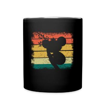 Australie Rétro Australia Day Koala australien - Mug uni - noir - Devant