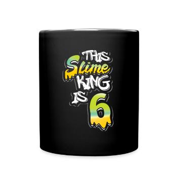 Boy Age 6 Year Old Kids Slime Lover Kid Slime - Full Colour Mug - black - Front