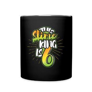 Dieser Junge im Alter von 6 Jahren Kinder Slime Lover Kid Slime - Tasse einfarbig - Schwarz - Vorne