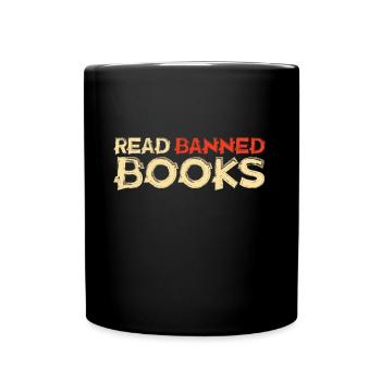 Lire Interdit Livre Sensibilisation Amoureux du livre Lire - Mug uni - noir - Devant