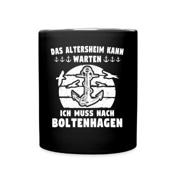 Boltenhagen Boltenhagener - Tasse einfarbig - Schwarz - Vorne
