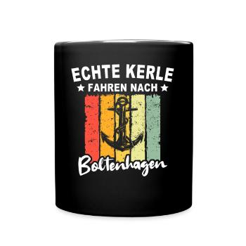 Boltenhagen Sprüche - Tasse einfarbig - Schwarz - Vorne