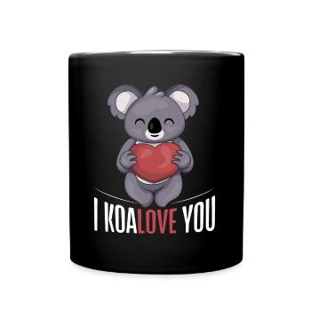 Australia Australia Day Australian Koala Love You - Mug uni - noir - Devant