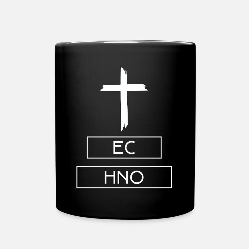 Cross Religion Raver Rave Hard Techno Dark Tekno - Tasse einfarbig - Schwarz