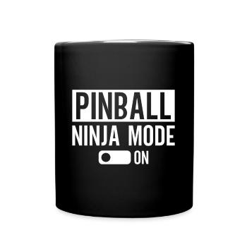 Pinball Mode Ninja sur le jeu Pinball - Mug uni - noir - Devant