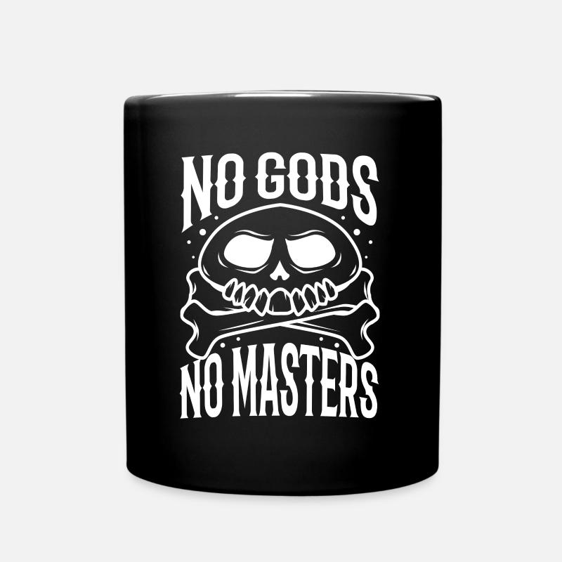 No Gods No Masters - Tasse einfarbig - Schwarz