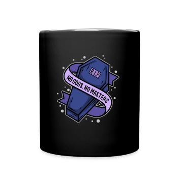 No Gods No Masters - Full Colour Mug - black - Front