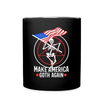 Make america goth again - Tasse einfarbig - Schwarz - Vorne