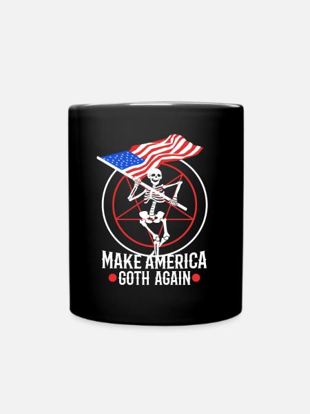 Make america goth again - Tasse einfarbig - Schwarz