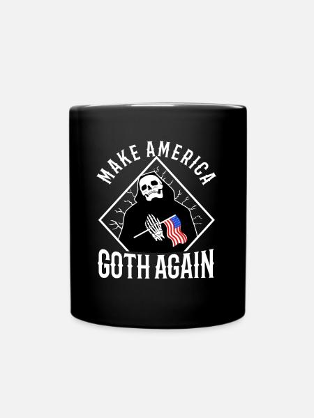 Make america goth again - Tasse einfarbig - Schwarz