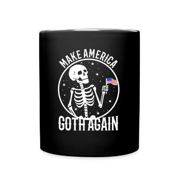 Make america goth again - Tasse einfarbig - Schwarz - Vorne