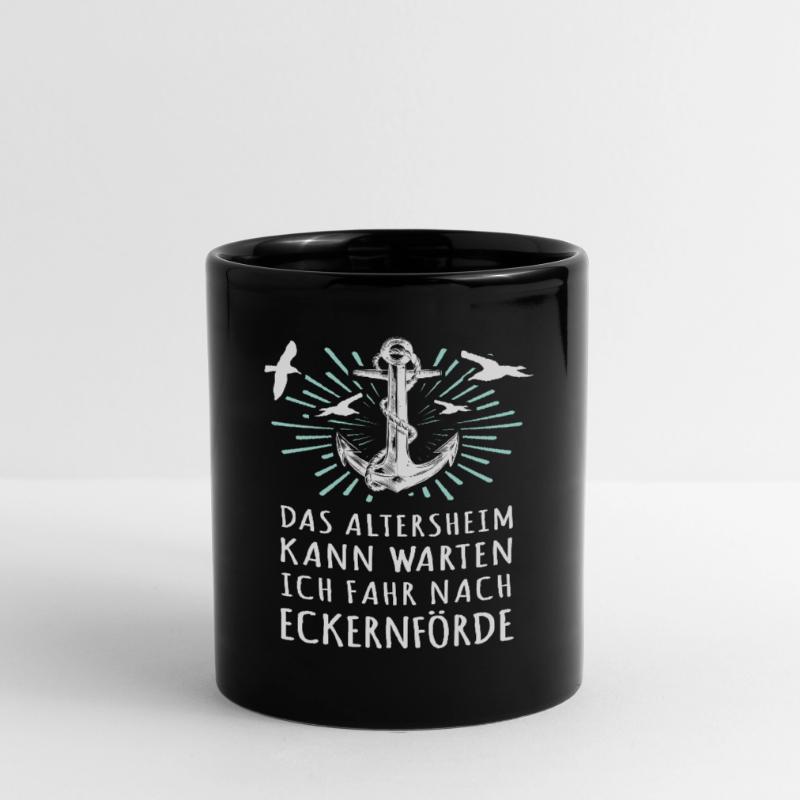 Eckernförde Sprüche Eckernförder Spruch Tasse einfarbig