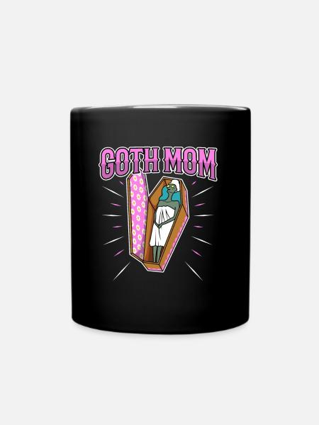 Goth Mom - Tasse einfarbig - Schwarz