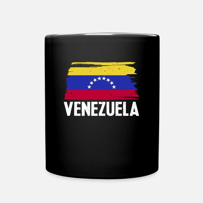 Venezuela Flagge Südamerikanisches Land Geschenk - Tasse einfarbig - Schwarz