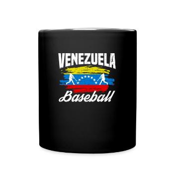 Venezuela national baseball team championship - Full Colour Mug - black - Front