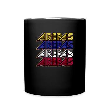 Venezuela Traditional South American Arepas - Full Colour Mug - black - Front