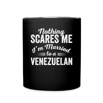 Venezuela Verheiratet Latino Latina Venezuelan - Tasse einfarbig - Schwarz - Vorne