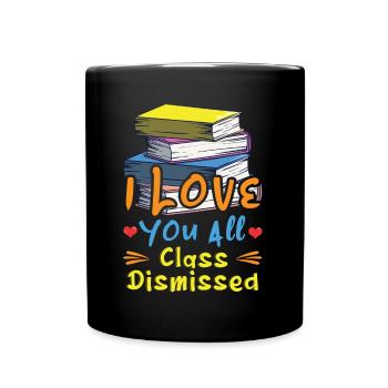 Buchen Glücklicher Sommertag der Schulklasse entlassen - Tasse einfarbig - Schwarz - Vorne