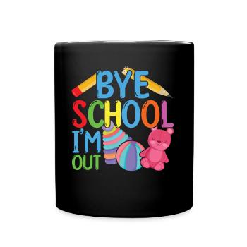Jour d’école Bonne dernière classe - Mug uni - noir - Devant
