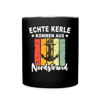 Nordstrand Sprüche - Tasse einfarbig - Schwarz - Vorne