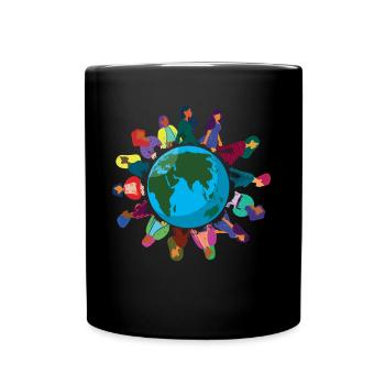Femmes Monde Unis Droits féministes Femmes Égalité - Mug uni - noir - Devant