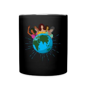 Femmes Monde Droits féministes Femmes Égalité - Mug uni - noir - Devant