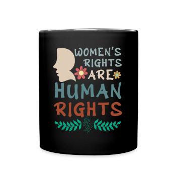 Femmes Droits humains Droit féministe Femmes Égalité - Mug uni - noir - Devant