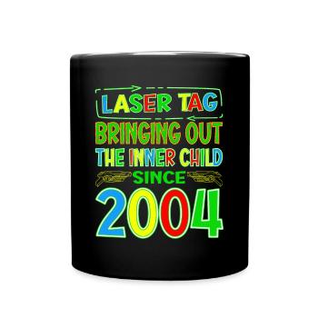 Laser Tag faisant ressortir l’enfant intérieur des années - Mug uni - noir - Devant