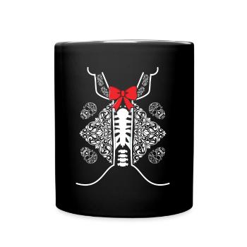 Dia De Los Muertos Day Of Dead Halloween - Full Colour Mug - black - Front
