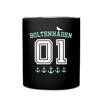 Boltenhagen Boltenhagener - Tasse einfarbig - Schwarz - Vorne