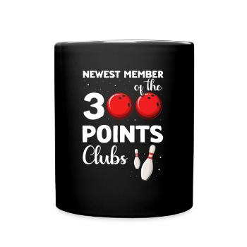 Bowling Player - Full Colour Mug - black - Front