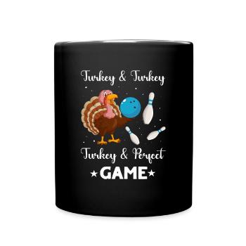 Bowling Turkey - Tasse einfarbig - Schwarz - Vorne