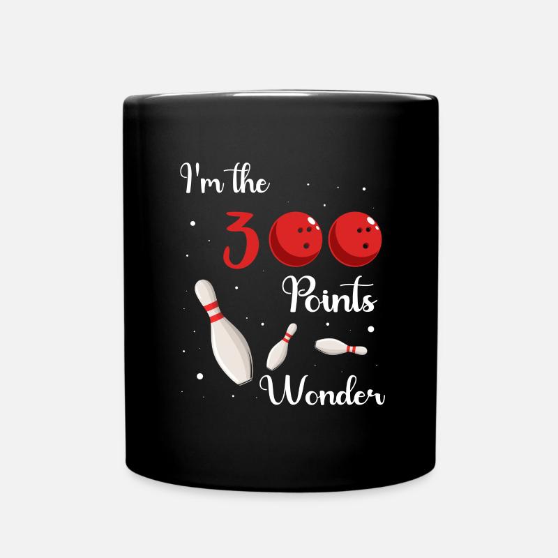 Bowling Player - Tasse einfarbig - Schwarz