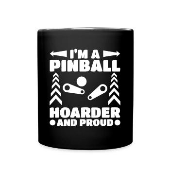 Pinball Machine Je suis un accumulateur de flipper et fier - Mug uni - noir - Devant