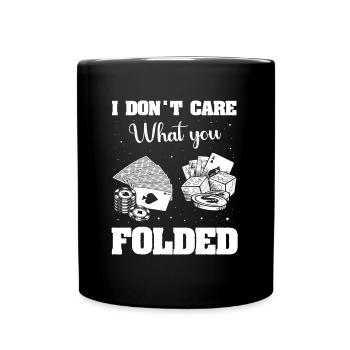 Poker Poker Players Cartes de poker - Mug uni - noir - Devant