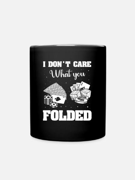 Poker Poker Players Cartes de poker - Mug uni - noir