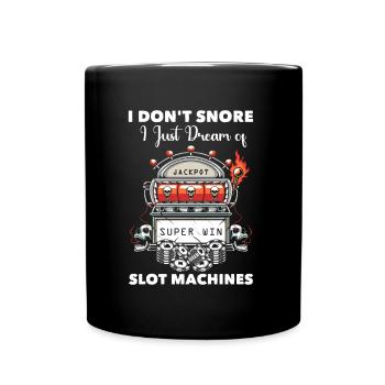 Casino Gambling - Tasse einfarbig - Schwarz - Vorne