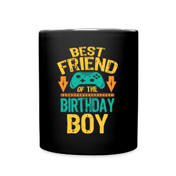 Companion Of the Birthday Boy Gaming Family gift - Tasse einfarbig - Schwarz - Vorne