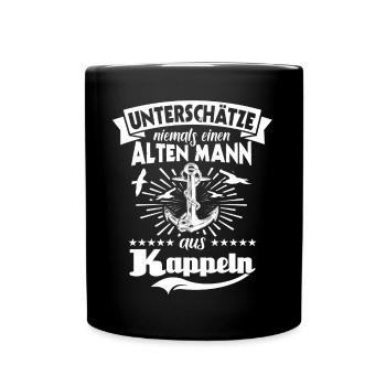 Kappeln - Tasse einfarbig - Schwarz - Vorne