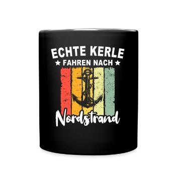 Nordstrand - Tasse einfarbig - Schwarz - Vorne